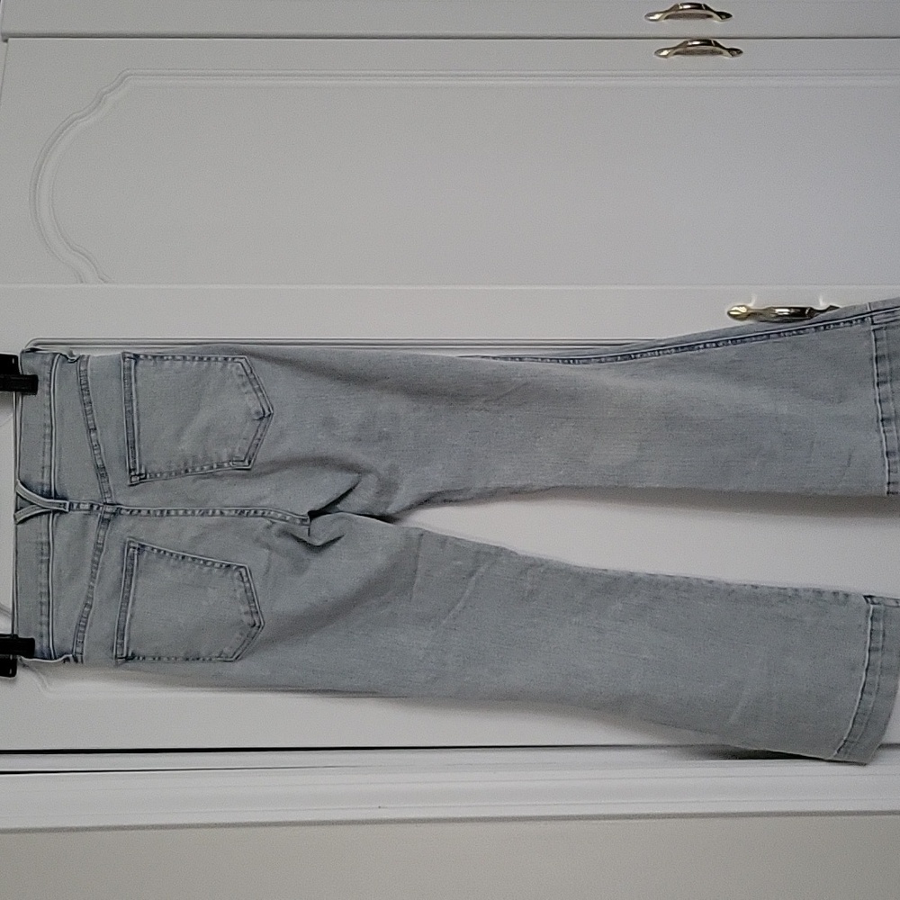 Veronica Beard Gray Flare Wide Leg Jeans - Picture 4 of 4